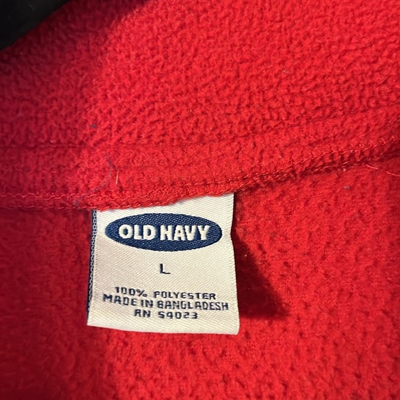 Ladies Old Navy fleece 1/4 zip top - Picture 2 of 2
